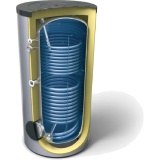 Vertical enamelled water heater Lemet SE 2000 L with 2 coils