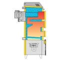 Kocioł TERMO-TECH z podajnikiem oraz rusztem wodnym - AQUA DUO 25 kW - WYPRZEDAŻ