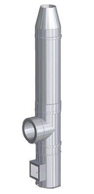 Kompletny komin dwuścienny, izolowany (fi 300 mm, grubość ściany 0,8 mm)