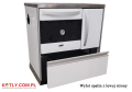 Kitchen SD ROYAL 720 - 7,5 kW white with exhaust flue on left side