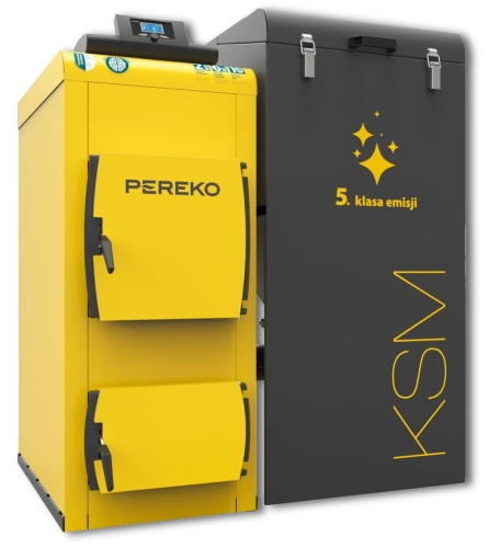 Automatický kotel PEREKO KSM 22 kW s podavačem na levý straně