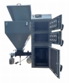 Boiler for coal 5-25mm PROSAT WE 5 class 25 kW with feeder on left side