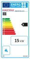 Kessel Defro Komfort Eko LUX 15 kW mit Zubringer auf der linken Seite