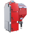Kessel Defro Komfort Eko LUX 25 kW mit Zubringer auf der linken Seite