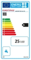 Kessel Defro Komfort Eko LUX 25 kW mit Zubringer auf der linken Seite