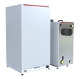 Boiler for pellets Defro Delta EkoPell 25 kW with feeder on left side