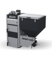 Boiler Metal-Fach SMART EKO 25 kW with feeder on left side