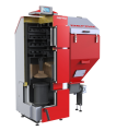 Automatic boiler Defro Komfort Eko LUX 12 kW with feeder on left side