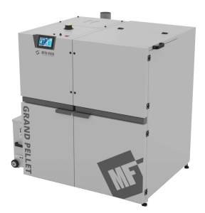 Boiler Metal-Fach GRAND PELLET 25 kW with feeder on left side