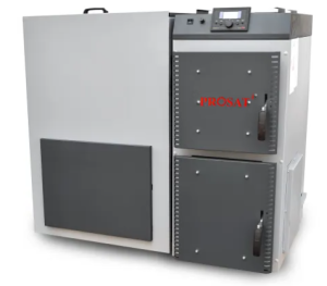 Kocioł na pellet Feniks BIO Plus 15 z podajnikiem po lewej stronie 