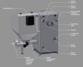 Kocioł Ogniwo EKO PLUS + 10 kW podajnik lewy, czopuch boczny prawy z modułem sterowania przez internet