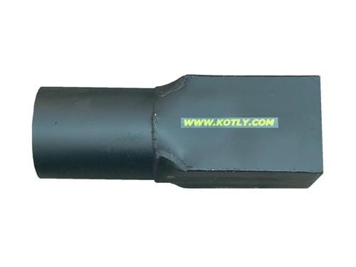 Przyłącze kominowe proste z przejściem na okrąg fi 150 mm