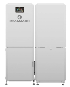 Kocioł na pellet Stalmark EKO SILVER III 40 kW  z podajnikiem po lewej stronie