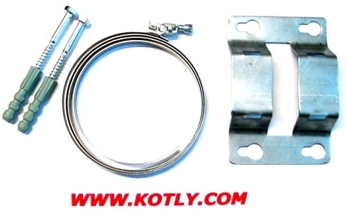 Uchwyt do mocowania naczyń wzbiorczych przeponowych o pojemności do 18 l