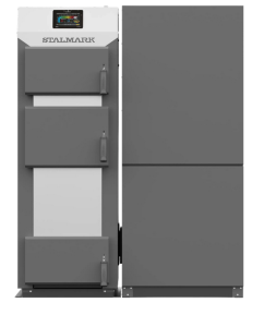 Kocioł na pellet STALMARK Pellet Texas 10 kW  z podajnikiem po prawej stronie
