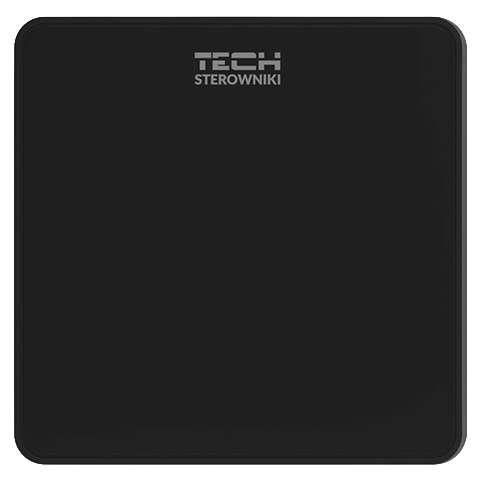 Bezprzewodowy czujnik pokojowy TECH C-8r - czarny