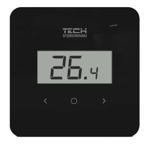 Bezprzewodowy regulator temperatury Tech R-8b PLUS - czarny