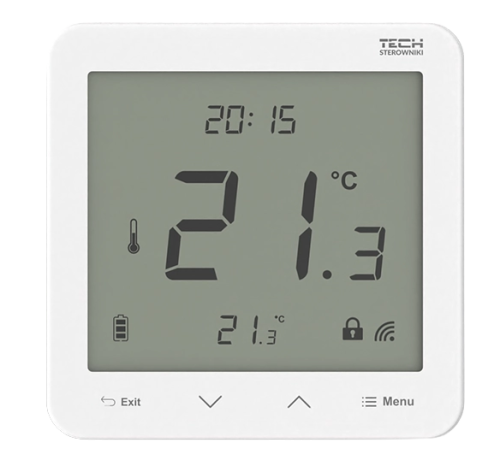 Bezprzewodowy regulator temperatury Tech R-8s PLUS