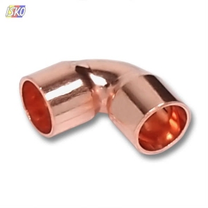 KOLANKO 90 DWUKIELICHOWE  42MM MIEDZIANE 5090