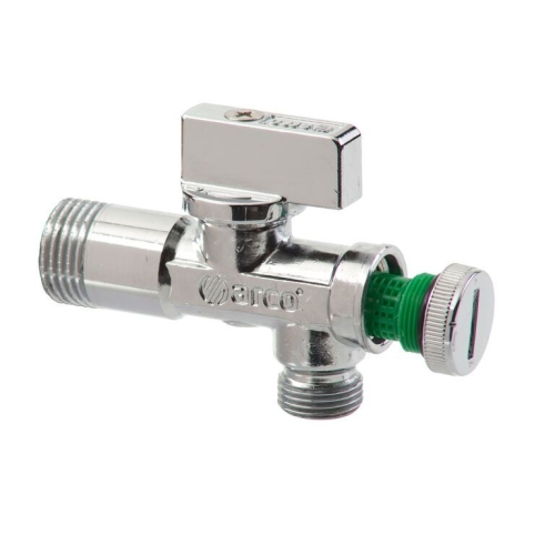Produkt ZAWÓR KULOWY KĄTOWY 1/2X3/8 FILTR POLIME / A-80 KULA ANTYKAMIENNA ARCO 14962