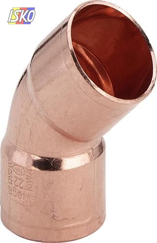 Produkt ŁUK 45 DWUKIELICHOWY 28MM MIEDZIANY 5041 V 101459 VIEGA 19193