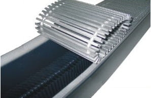 Grzejnik kanałowy Regulus z wentylatorem TRIOVENT  80/300/750