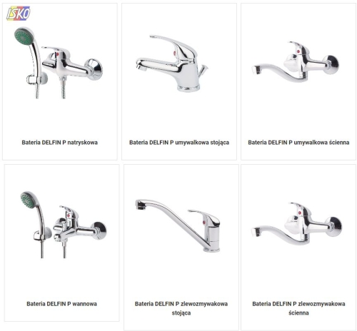 Produkt BATERIA UMYWALKOWA STOJĄCA GŁOW.FI35 A.1001 DELFIN 23536 1