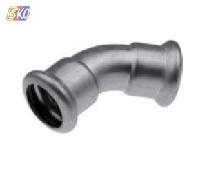 KOLANO PRESS 45 ST. 15MM INOX
