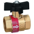 Produkt ZAWÓR KULOWY Z WBUDOWANYM ZAWOREM ZWROTNYM 1/2˝ / MOTYLEK CALEFFI 49666 2