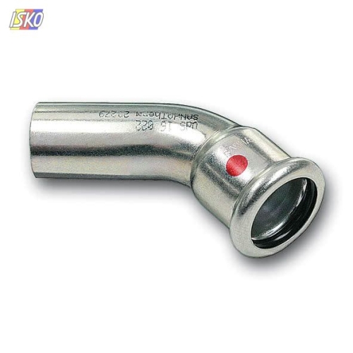 Produkt ŁUK NYPLOWY 45˚ PXPZ 54 SANHA STEEL SANHA 52481