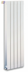 GRZEJNIK ALUMINIOWY OSCAR 1800 / BIAŁY 2-ELEMENTOWY