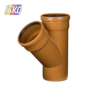 Product TRÓJNIK 67ST.KANALIZACYJNY  ZEWNĘTRZNY 110X110  LEO-MINOR LEO MINOR 53857