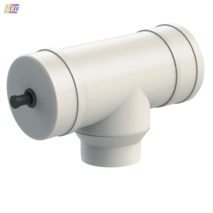 TRÓJNIK REWIZYJNY DN60/100-80/125 / Z OTWOREM POMIAROWYM LIK