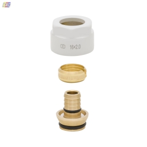 ZŁĄCZKA ZACISKOWA 16X3/4˝ DO RUR PEX / BIAŁA SCHLOSSER
