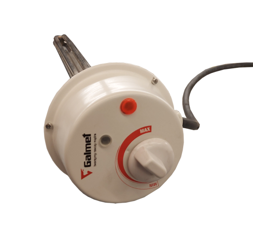 Grzałka elektryczna z termostatem GE  4,5 kW - 400 V - 6/4