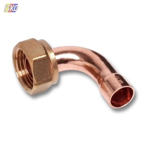 Produkt CU ŁUK Z NAKRĘTKĄ 90 LWxN 22x3/4 SANHA 63525