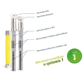 Product PRZEWÓD GAZOWY ROZCIĄGLIWY KELLER DN / 20,L=500/700 ANT Z NYPLEM KELLER 63669 2