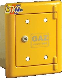 Produkt OBUDOWA PODTYNKOWA R-23 ŻÓŁTA / DO ZAWORÓW  DO MONTAŻU WE WNĘKACH 235×285 MM KEN 65083