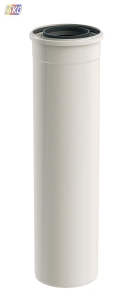 RURA Z KIELICHEM 0,5M DN80/125 / LAB
