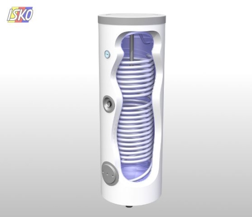 Produkt WYMIENNIK WGJ-S 220 DO POMP CIEPŁA MAXI / POWIERZCHNIA WĘŻOWNICY 1,95M2, EMALIOWANY, W POLISTYRENIE, SKAY 70MM BIAŁY ELEKTROMET 71653
