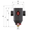 Produkt SEPARATOR POWIETRZA, ZANIECZYSZCZEŃ I OSADU  CLEAN SMART 1 1/4˝EcoPlus PRZEPUSTOWOŚĆ  do 11,36 m3/h FLAMCO MEIBES 72137 2