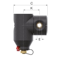 Produkt SEPARATOR POWIETRZA, ZANIECZYSZCZEŃ I OSADU  CLEAN SMART 1 1/4˝EcoPlus PRZEPUSTOWOŚĆ  do 11,36 m3/h FLAMCO MEIBES 72137 3