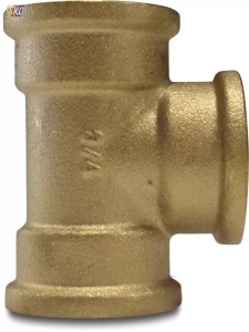 TRÓJNIK 90 STOPNI MOSIĘŻNY REDUKCYJNY 1 1/4x1x1 1/4  GW/GW/GW