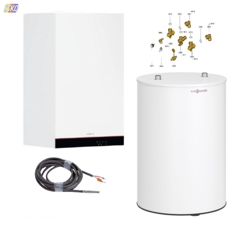 Produkt PAKIET VITODENS 050-W B0HA 19 KW  / + VITOCELL 100-W CUGA 100L VIESSMANN 91405