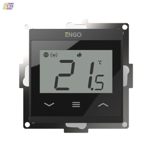 REGULATOR TEMPERATURY E55B230WIFI / PODTYNKOWY INTERNETOWY DO RAMKI 55X55 WIFI 230 V CZARNY