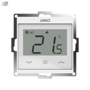 REGULATOR TEMPERATURY E55W230WIFI / PODTYNKOWY INTERNETOWY DO RAMKI 55X55 WIFI 230 V BIAŁY