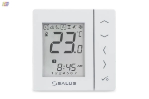REGULATOR TEMPERATURY VS30W / SALUS CYFROWY PRZEWODOWY PODTYNKOWY TYGODNIOWY BIAŁY 230V