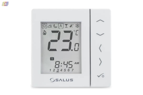 Produkt REGULATOR TEMPERATURY VS30W / SALUS CYFROWY PRZEWODOWY PODTYNKOWY TYGODNIOWY BIAŁY 230V SALUS 92291 1