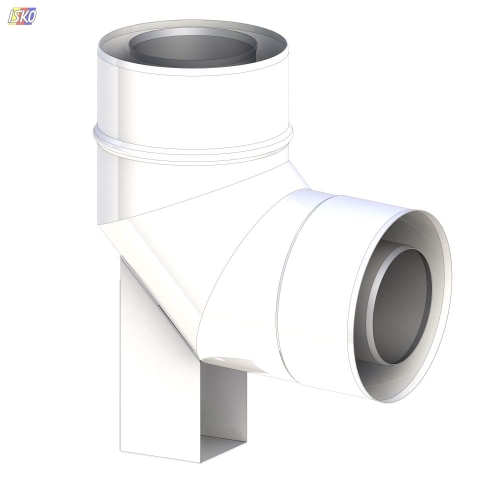 Product KOLANO 87° Z PODPORĄ 60/100 MM / Z PODPORĄ EKONOMIC, Z USZCZELKĄ JEREMIAS 93194