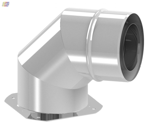 Produkt KOLANO POŁĄCZENIOWE DO KOTŁA IMMERGAS / 60/100-60/100 Z USZCZELKĄ , ZEUS/VITRIX/EOLO STAR JEREMIAS 93242